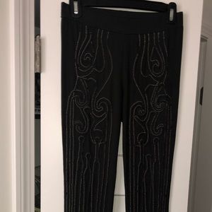 𝅺BEADED H&M Grey Leggings